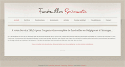 Desktop Screenshot of funerailles-sevenants.com